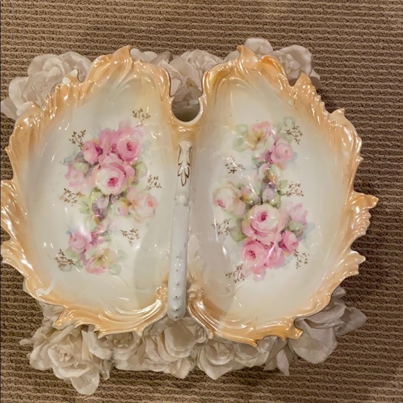 🔴💥HP💥GERMAN MADE VINTAGE DOUBLE DISH - Picture 2 of 8